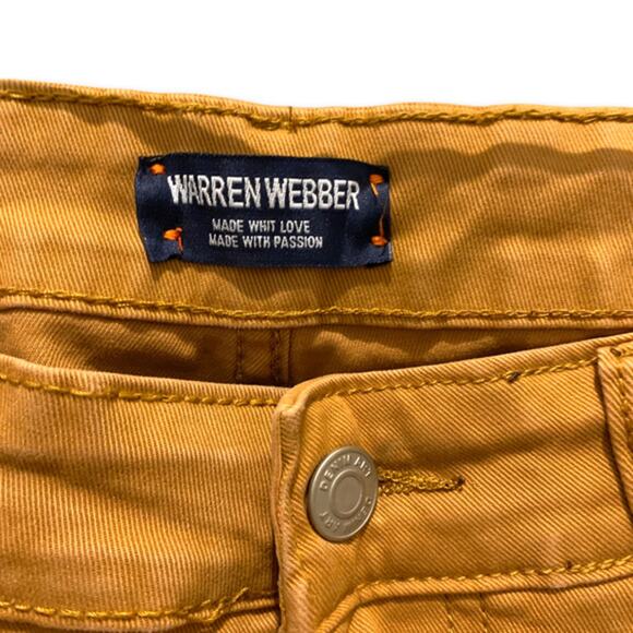 New Warren Webber tan brown jeans Size 30”waist 28” marked incorrectly - Picture 5 of 8